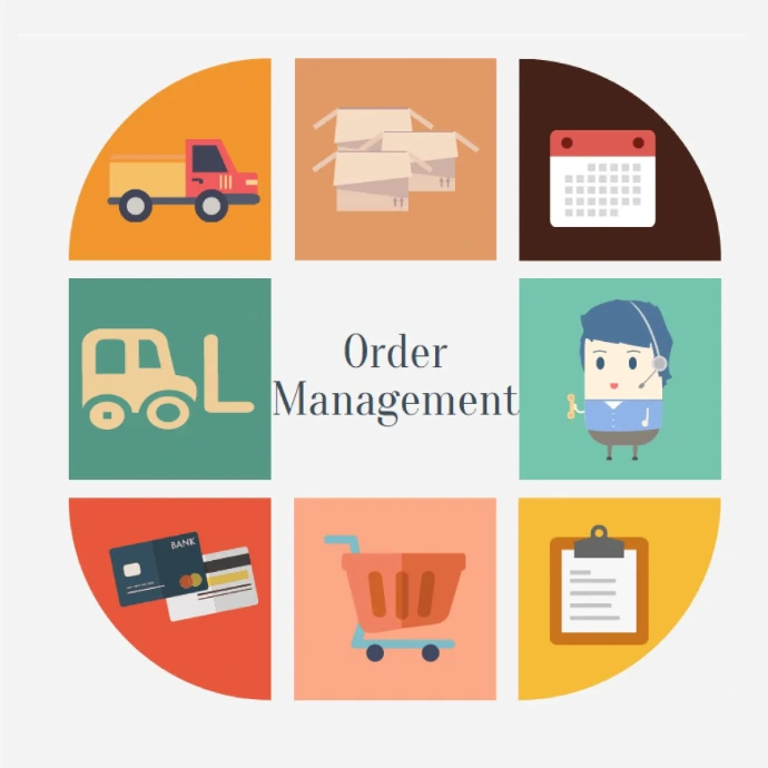 Data entry process diagram showing order fulfillment steps – Crest Creations